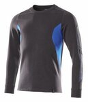 Sweater mascot ronde hals 2-kleurig