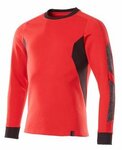 Sweater mascot ronde hals 2-kleurig