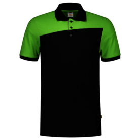 Polo Tricorp Bicolor Naden Black-Lime
