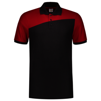 Polo Tricorp Bicolor Naden D.Grey-Red