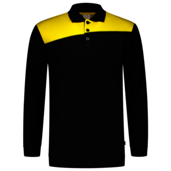 Polosweater Tricorp Bicolor Naden Black-Yellow