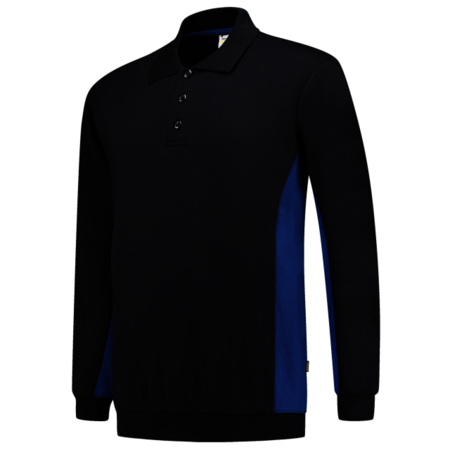 Polosweater Tricorp bicolor Navy-Royalblue