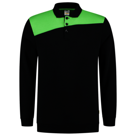 Polosweater Tricorp Bicolor Naden Black-Lime