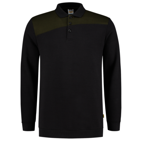 Polosweater Tricorp Bicolor Naden D.Grey-Army