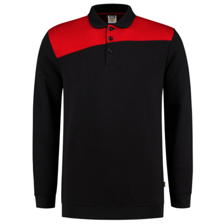 Polosweater Tricorp Bicolor Naden D.Grey-Red