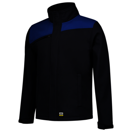 Softshell Bicolor Naden Navy-Royalblue
