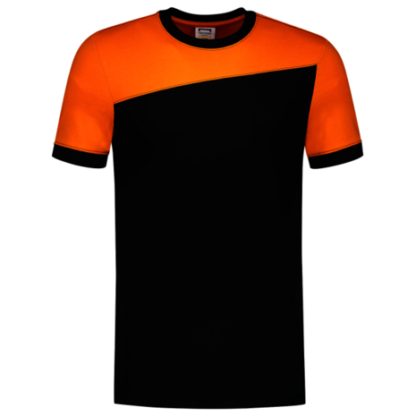 T-shirt Tricorp Zwart/Oranje