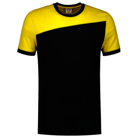 T-shirt Tricorp Zwart/Geel