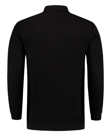 Polosweater Tricorp Bicolor borstzak D,Grey-Black