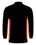 Polosweater Tricorp Bicolor borstzak Black-Orange