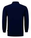Polosweater Tricorp Bicolor borstzak Royalblue-Navy