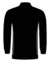 Polosweater Tricorp Bicolor borstzak Black-Grey