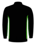 Polosweater Tricorp Bicolor borstzak Black-Lime