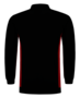 Polosweater Tricorp Bicolor borstzak Black-Red