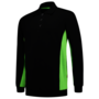Polosweater Tricorp Bicolor Black-Lime