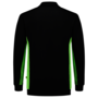 Polosweater Tricorp Bicolor Black-Lime