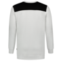 Sweater Tricorp Bicolor Naden White-D.Grey